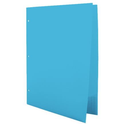 Folder Barrilito Plástico Carta C/Solapa Color Azul C/12 Pzas - Czp1. FullOffice.com