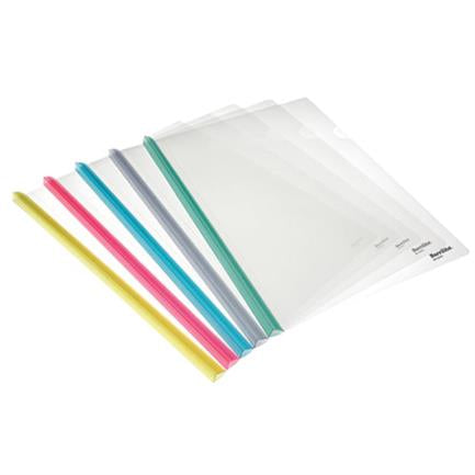 Folder Barrilito Plástico Carta Costilla C/12 Pzas - Qc310.