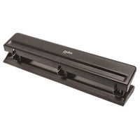Perforadora Barrilito Delta 3 Orificios Color Negro - Dp102 FullOffice.com