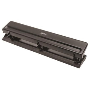 Perforadora Barrilito Delta 3 Orificios Color Negro - Dp102 FullOffice.com