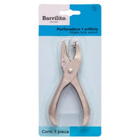 Perforadora Barrilito 1 Orificio 1/8" Blister - 809