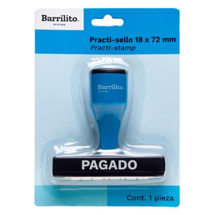 Sello Barrilito Practi Pagado Blister - 30002B FullOffice.com