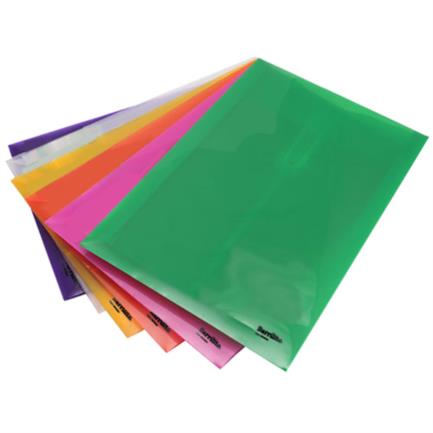Sobre Barrilito Plástico Con Hilo Media Carta Colores Surtidos Paq C/12 Pzas - 8321A5V FullOffice.com