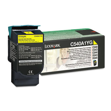 Toner Lexmark Amarillo Return C540/43/44 X543/544 - C540A1Yg