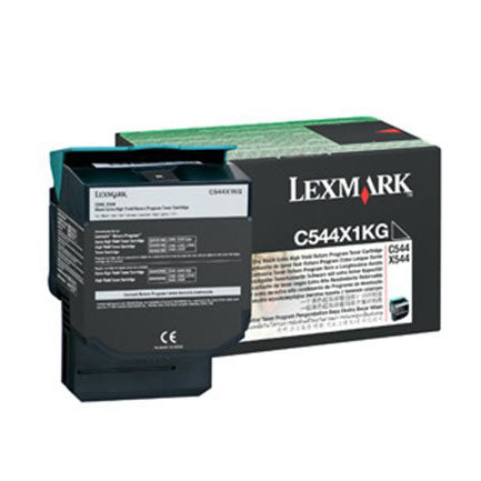 Toner Lexmark Negro C544N Alto Rend Retornable - C544X1Kg