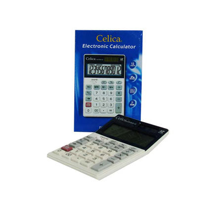 Calculadora Celica Semi Escritorio 12 Digitos Sol/Bat - Ca-018 FullOffice.com