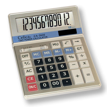 Calculadora Celica Ca-2626 Escrit 12 Digitos Dual - Ca-2626 FullOffice.com