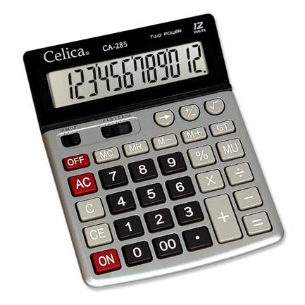 Calculadora Celica Escritorio 12 Digitos - Ca-285