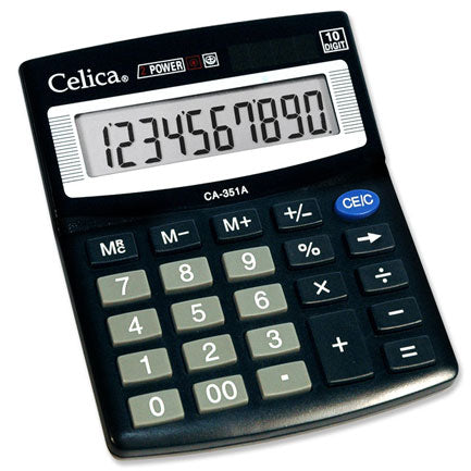 Calculadora Celica Ca-351A Semi Escritorio 10 Dígitos - Ca-351A FullOffice.com