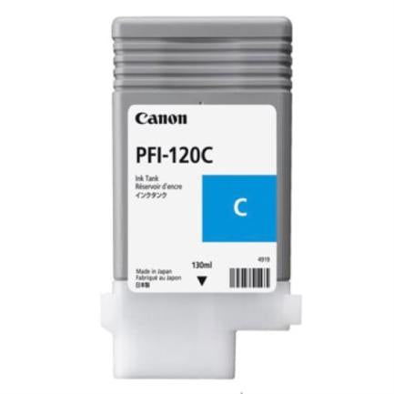 Tinta Canon Pfi-120C 130Ml Color Cian - 2886C001Aa