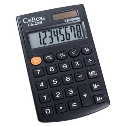 Calculadora Celica Bolsillo 8 Digitos C/Cartera - Ca-200S FullOffice.com
