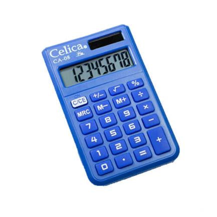 Calculadora Celica Bolsillo 8 Dígitos Color Azul - Ca-08-Be
