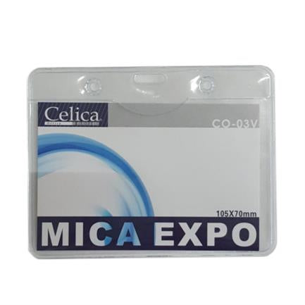 Mica P/Gafete Celica Horizontal 105X70Mm Transp C/10 Piezas - Co-03V FullOffice.com