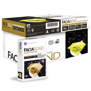 Papel Cortado Facia Carta 75Gr 99% Blancura C/5000 Hojas - Faciacarta FullOffice.com