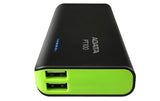 Power Bank Adata Pt100 Negro Verde 10000 Mah - Apt100-10000M-Cbkgr FullOffice.com