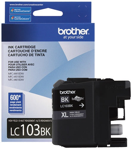 Tinta Brother Lc103Bk Negro 600 Pag - Lc103Bk