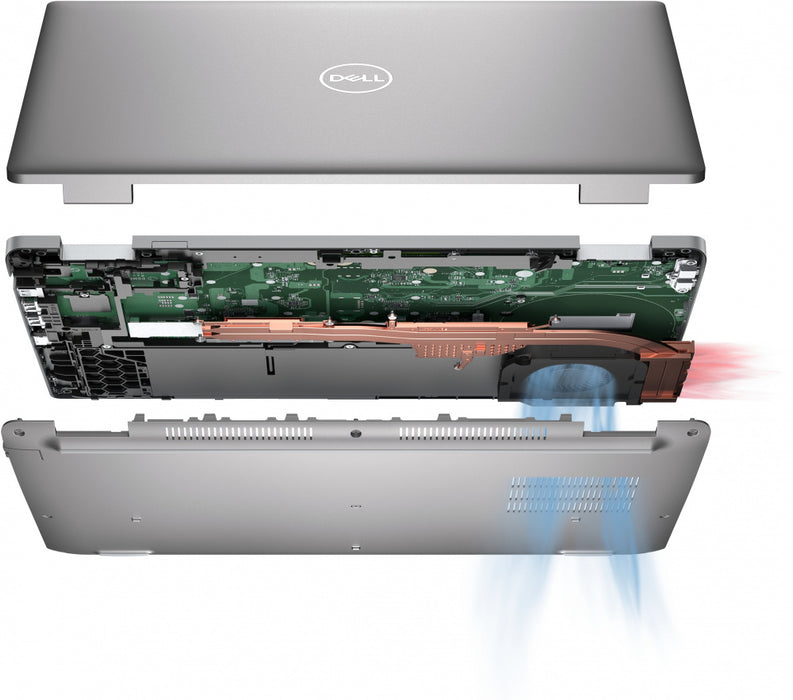 Laptop Dell Latitude 15-5530 15.6" Intel Core I5 1235U Disco Duro 256 Gb Ssd Ram 8 Gb Windows 10 Pro Color Gris - 8Mgkv