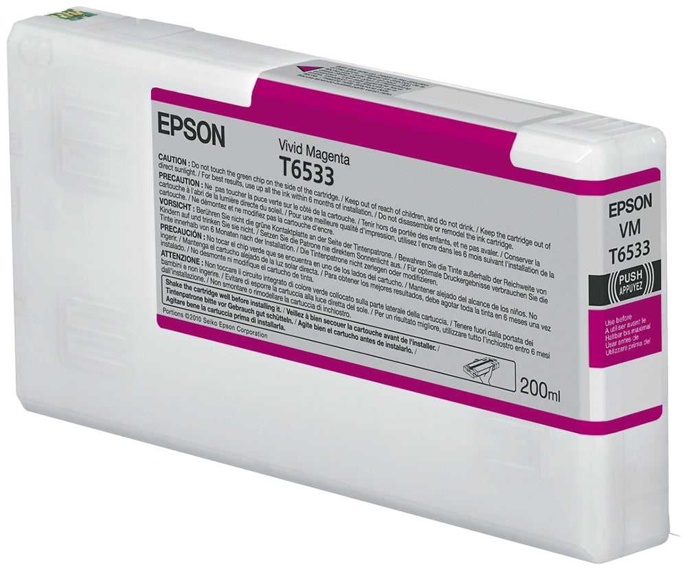 Tinta Epson Stylus Pro 4900 Magenta  (200 Ml.) - T653300