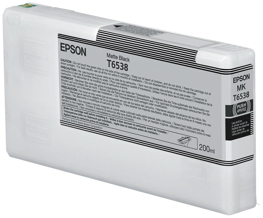 Tinta Epson Stylus Pro 4900 Negro Mate  (200 Ml.) - T653800
