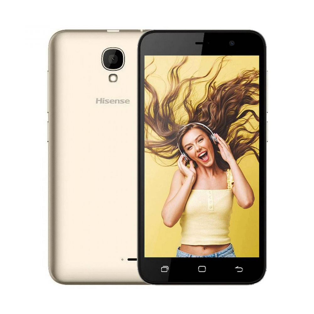 Smartphone Hisense U3 2021 5" 8Gb/1Gb Cámara 5Mp/2Mp Quadcore Android 8 Color Dorado - Hisenseu32021-1/8Gb-Dorado