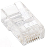 Plug Intellinet Rj45 Cat 5E Utp Sólido 15 Micras Bote C/100 Pzas - 502399 FullOffice.com