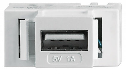 Jack Intellinet Keystone Puerto Usb De Carga 5V/1A Color Blanco - 772167 FullOffice.com