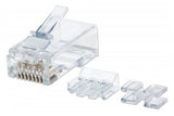 Plug Intellinet Rj45 Cat6A Multifilar Utp Oro 15 Micras Bote C/80 Pzas - 790673 FullOffice.com