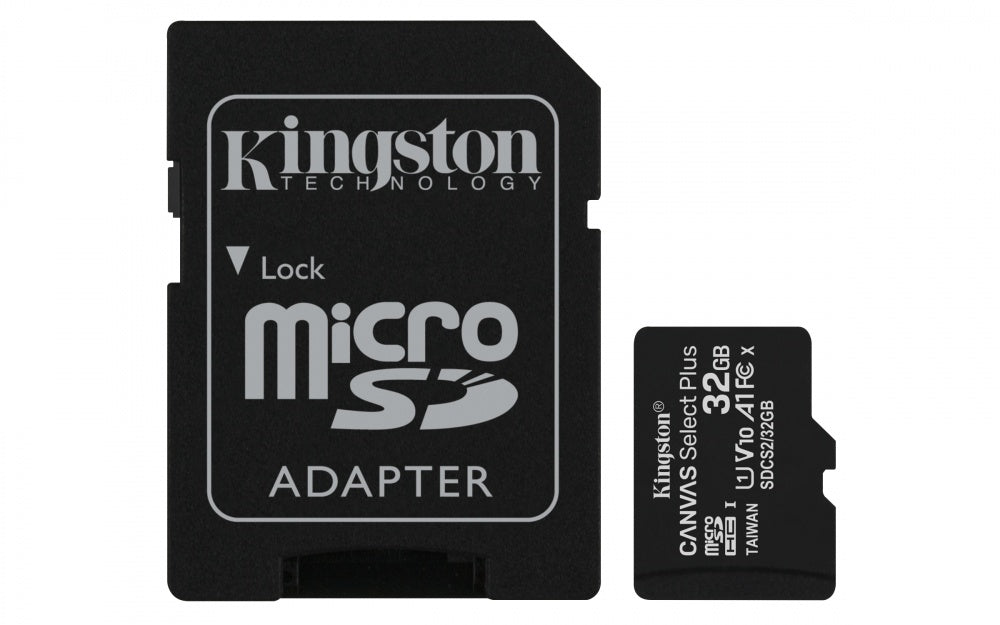Memoria Kingston Micro Sd Canvas Select Plus 32Gb Uhs-I Clase 10 C/Adaptador - Sdcs2/32Gb FullOffice.com