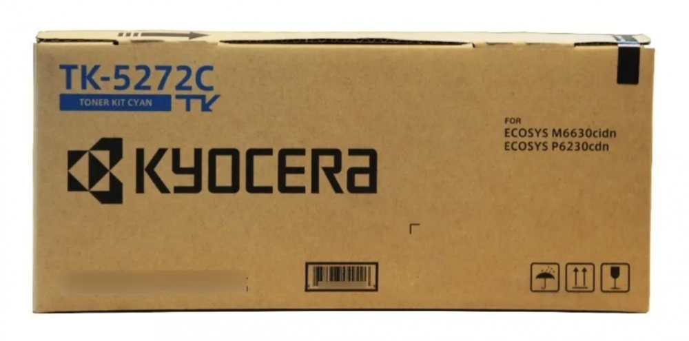 Tóner Kyocera Tk-5272C 6K Páginas Compatible P6230Cdn/M6230Cdn/M6630Cdn Color Cian - 1T02Tvcus0