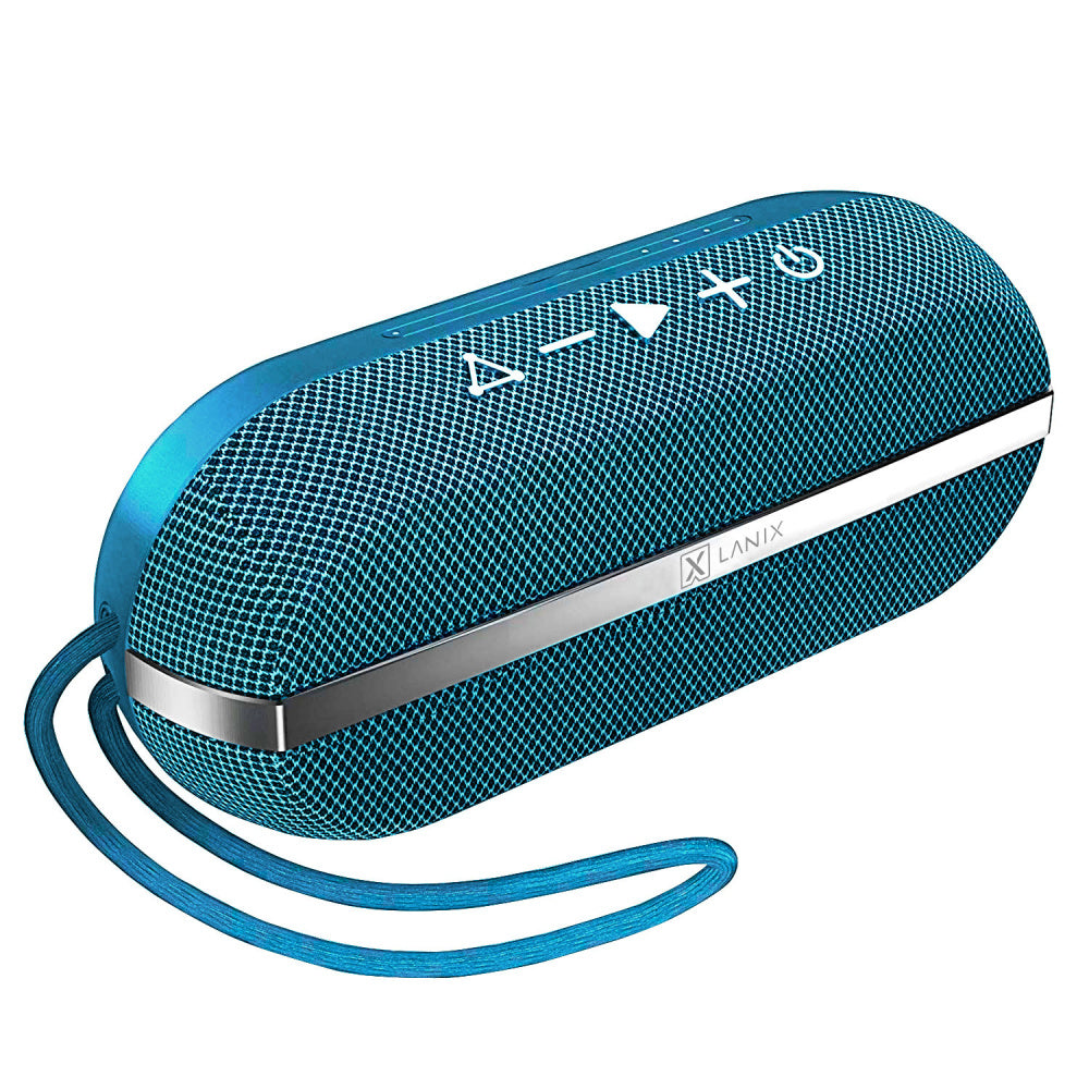 Bocina Lanix Lxsp Prt Bluetooth Protección Contra Agua Ip67 Color Azul - 11316 FullOffice.com