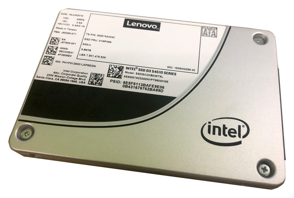 Disco Duro Lenovo Thinksystem Servidor 2.5" Intel S4510 960Gb Entry Sata 6Gb Hot Swap Ssd - 4Xb7A10249