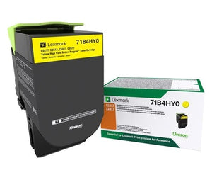 Lexmark 71B4HY0 cartucho de tóner 1 pieza(s) Original Amarillo