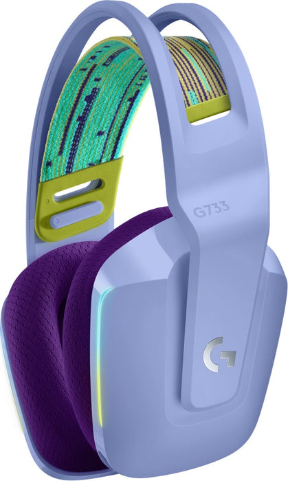 Audífonos Logitech G733 LIGHTSPEED Gaming Inalámbricos RGB Color Lila - LOGITECH - AUDIFONOS - FullOffice.com