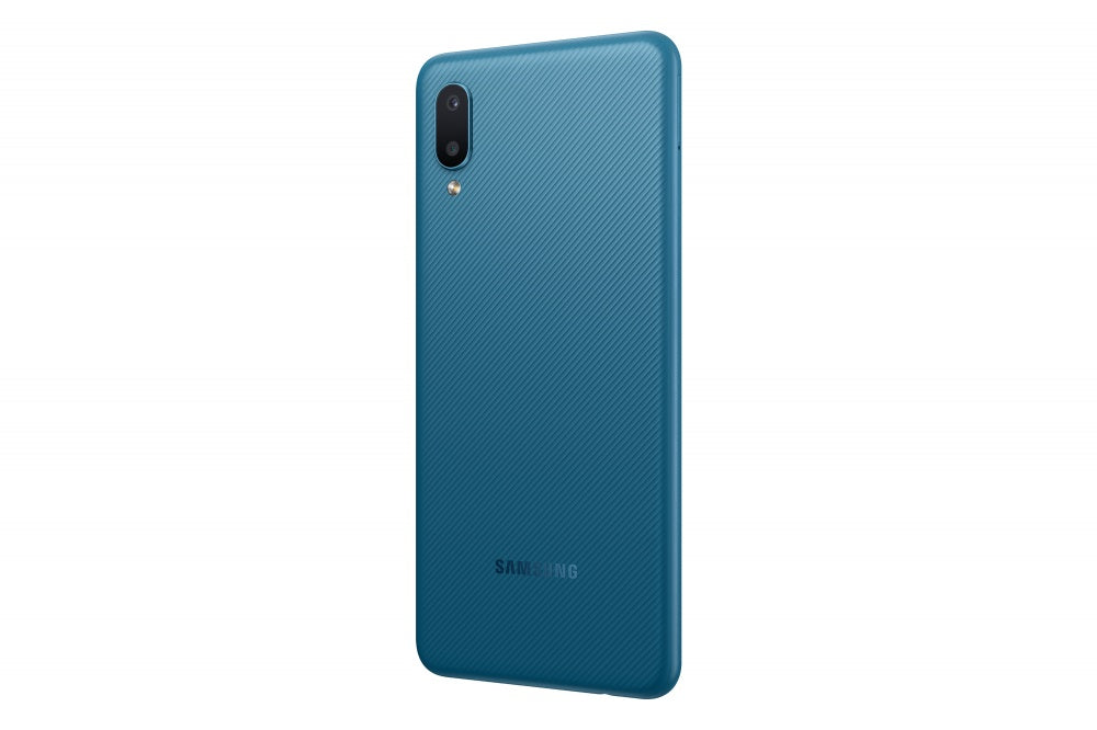 Smartphone Samsung Galaxy A02 6.5" 32Gb/3Gb Cámara 13Mp+2Mp/5Mp Mediatek Android 10 Color Azul - Samglxa02-3/32Gb-A