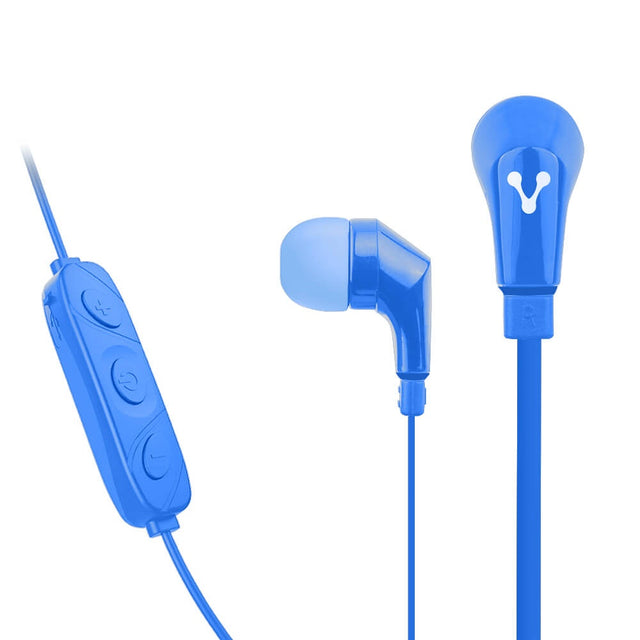 Audifonos Vorago Epb-103 Bluetooth Manos Libres C/Vol Azul FullOffice.com