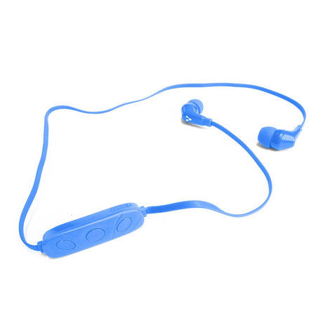 Audifonos Vorago Epb-103 Bluetooth Manos Libres C/Vol Azul FullOffice.com
