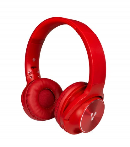 Diadema Vorago Hpb-200 Bluetooth Fm-Msd Plegable Color Rojo - Hpb-200-Rd FullOffice.com
