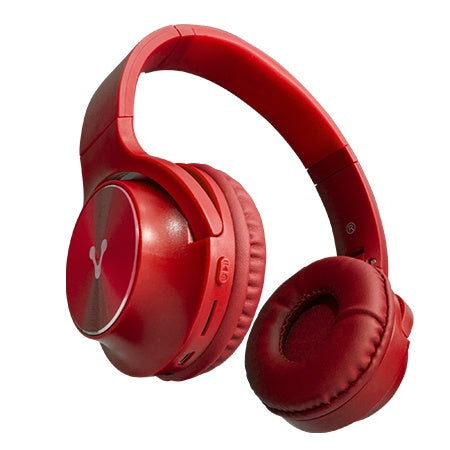 Diadema Vorago Hpb-200 Bluetooth Fm-Msd Plegable Color Rojo - Hpb-200-Rd FullOffice.com