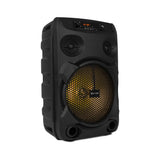 Bocina Vorago Ksp-301 V2 8" Reproductor Audio Bluetooth Karaoke Color Negro - Ksp-301-V2