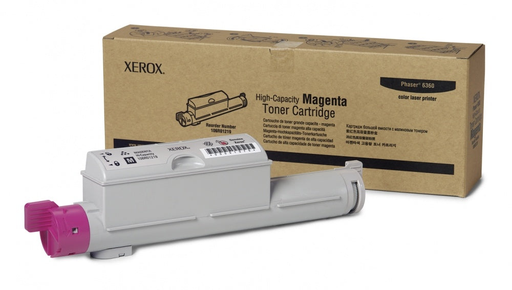 Toner Xerox Phaser 6360 Magenta Alta Capacidad - 106R01219