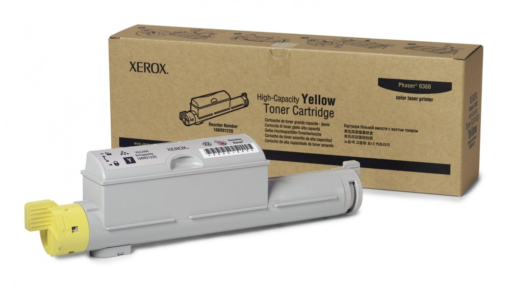 Toner Xerox Phaser 6360 Amarillo Alta Capacidad - 106R01220