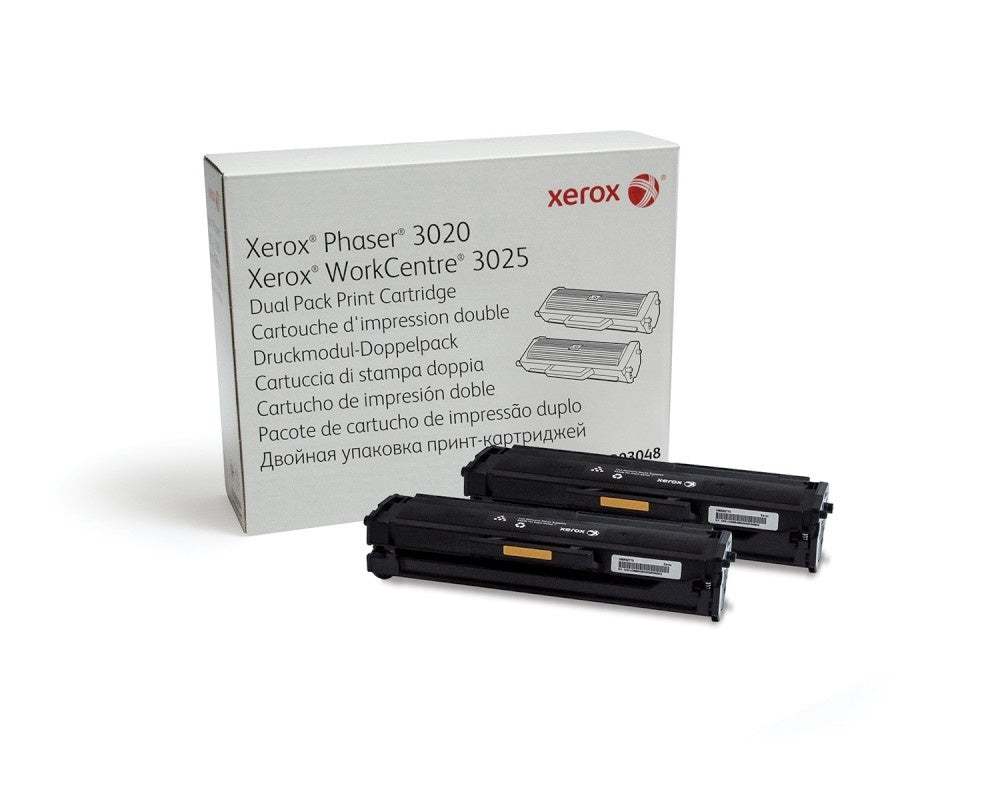 Toner Xerox Dual Pack Negro Wc3020 /3025 3000 Paginas - 106R03048