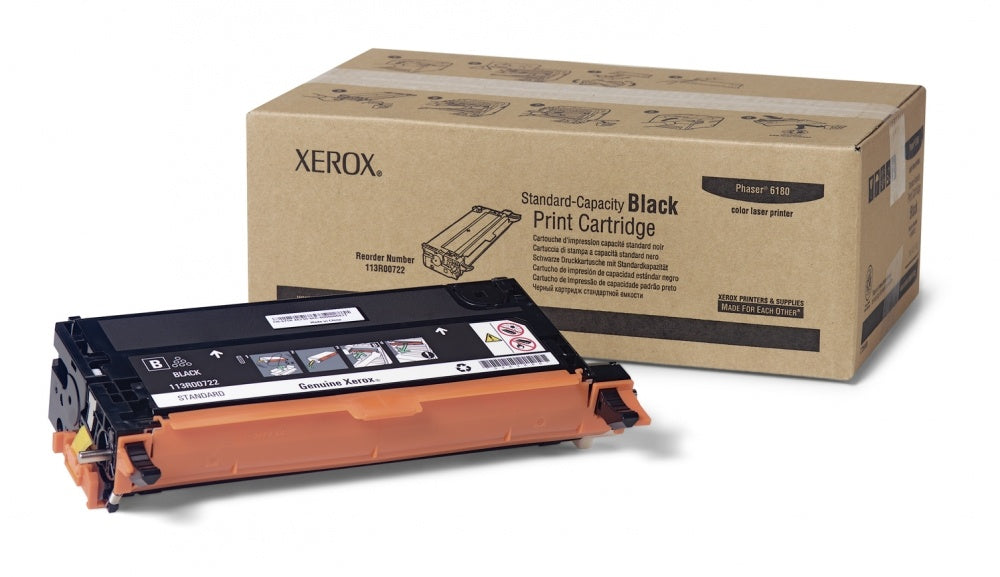 Toner Xerox Negro Estandar 3K Phaser 6180 - 113R00722