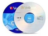 Disco Compacto Verbatim R 52X 80Min 700Mb Print Silver C/10 - 95095 FullOffice.com