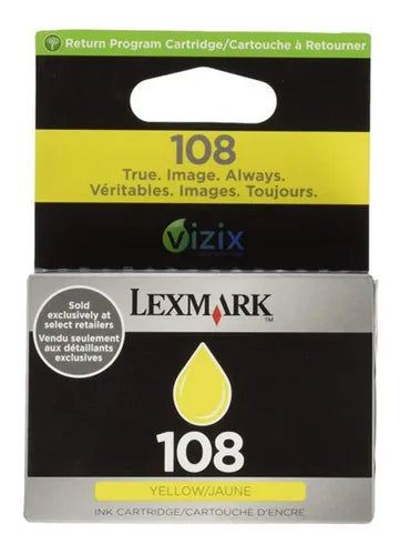 Tinta Lexmark 108 Amarillo Rend Estandar - 14N0342