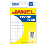 Etiqueta Janel Escolar Blanca 9X13 Econopack - E120913200 FullOffice.com