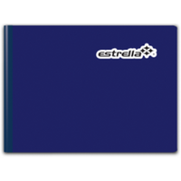 Cuaderno Estrella Cosido Tamaño Italiana Cuadro Chico (C5) 100 Hjs - 545 FullOffice.com