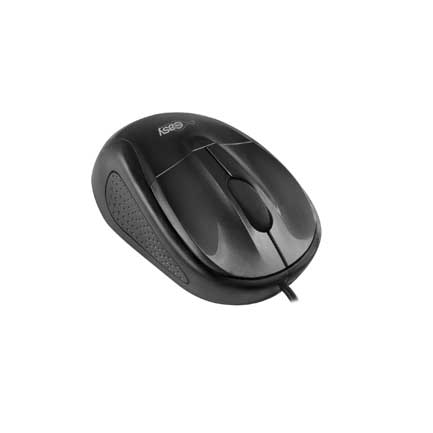 Mouse Easy Line Optico Alambrico Negro - El-993339 FullOffice.com