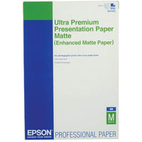 Epson Enhanced Matte Paper, DIN A3+, 192 g/m², 100 hojas medios de comunicación de gran formato 32,9 mm 260 µm 192 g/m² Mate