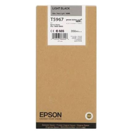 Tinta Epson Stylus Pro 7900/9900 350Ml Color Negro Claro - T596700